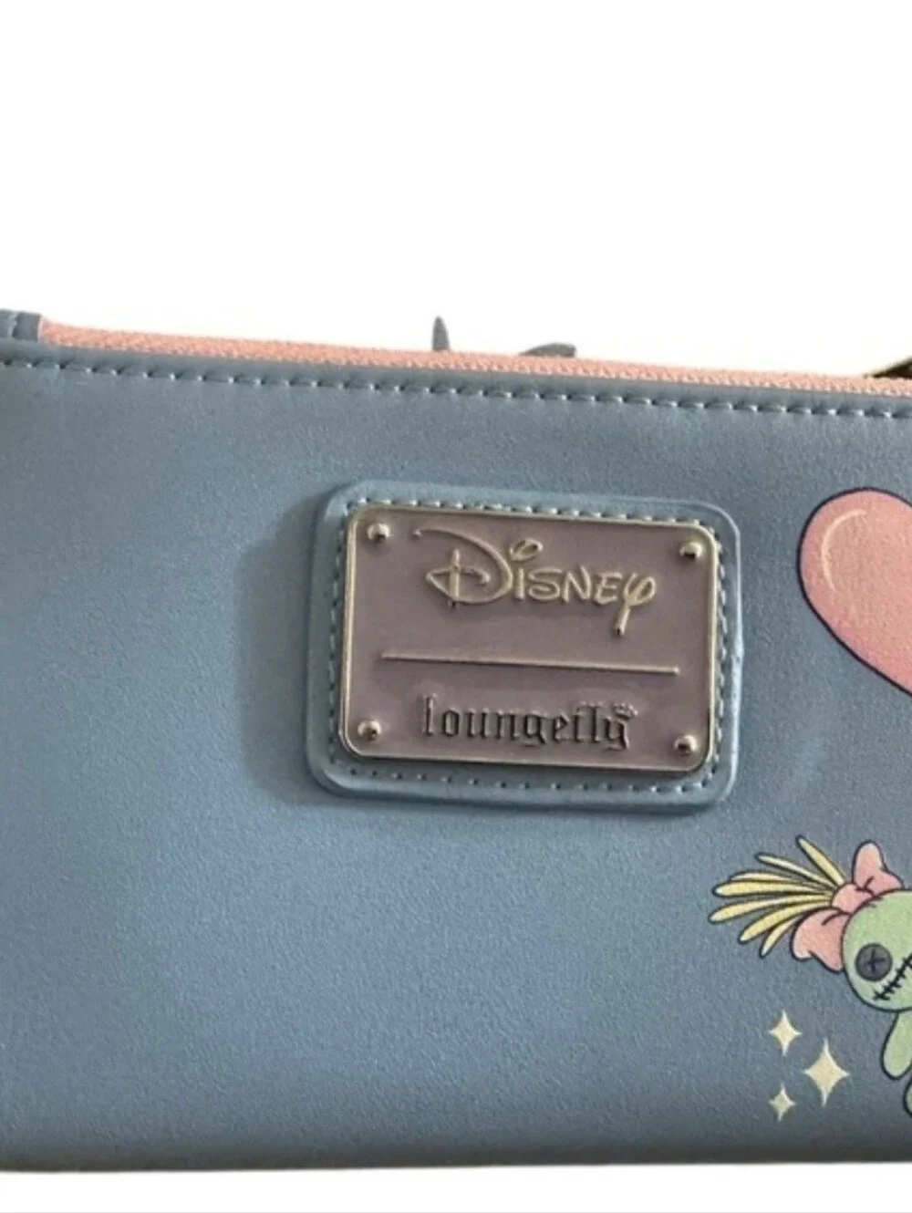 Loungefly Disney Stitch Heart Sunglasses Wallet - Blue and PinkProduct Specifica